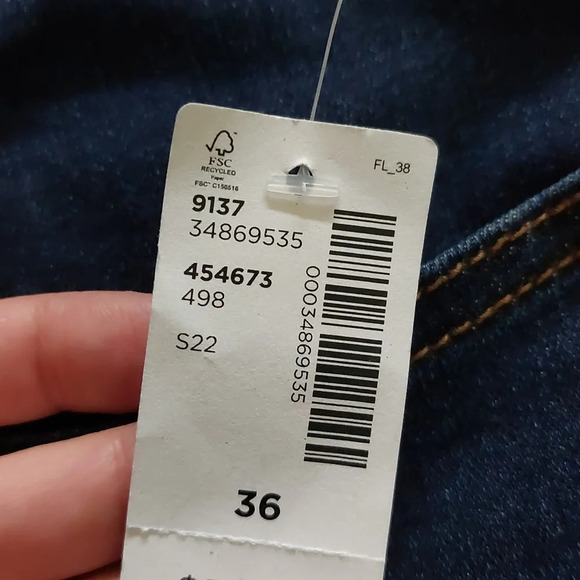 3/60$💚Reitmans high rise jeans  skinny ancle nwt size 36 - Picture 5 of 6